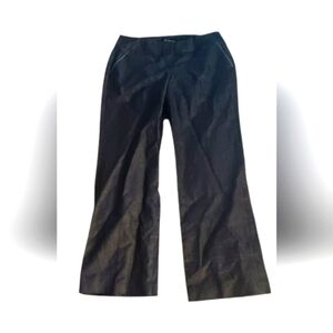 Sharagano Black Dress Pants With Shimmer SZ 12